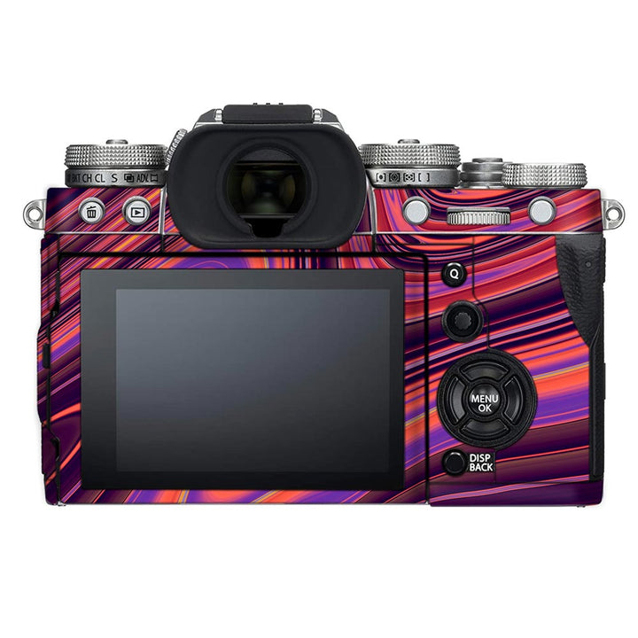 Purple Liquid Marble - FujiFilm Camera Skin