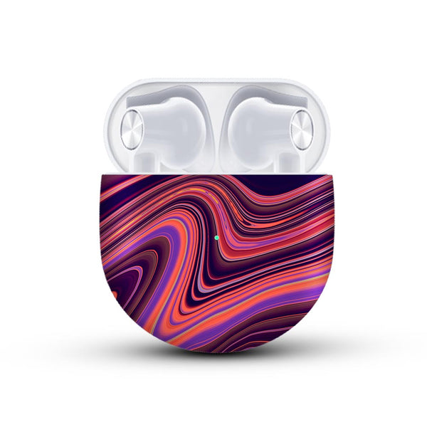 Purple Liquid Marble - Oneplus Buds Skin