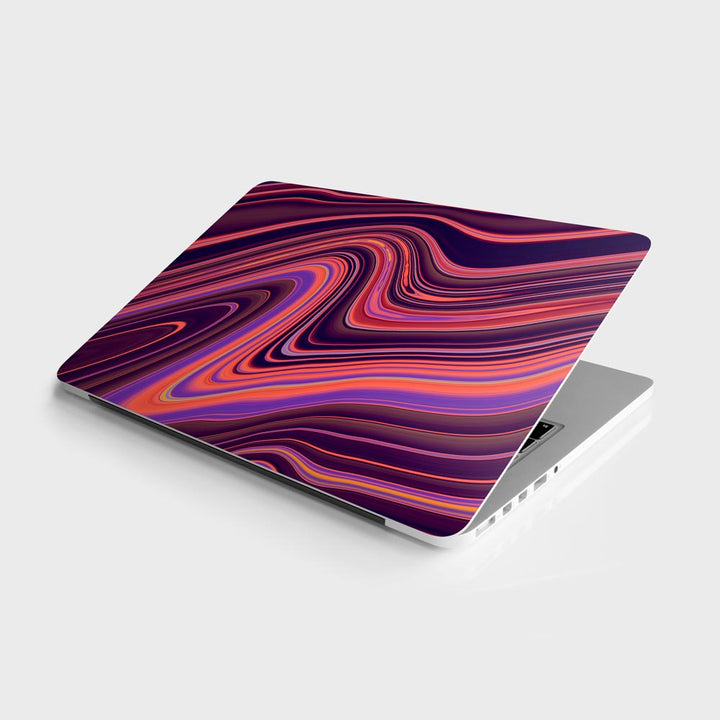 Purple Liquid Marble - Laptop Skins