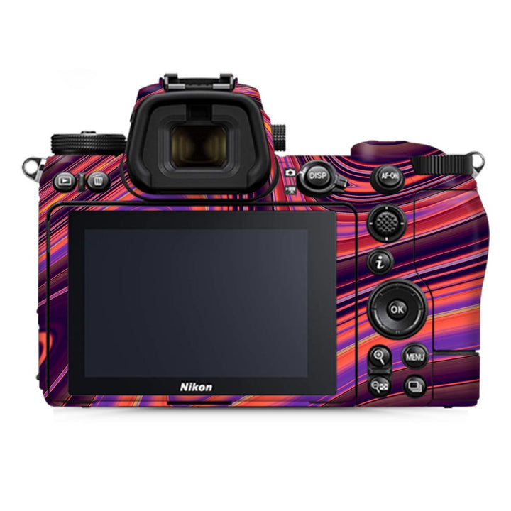 Purple Liquid Marble - Nikon Camera Skins