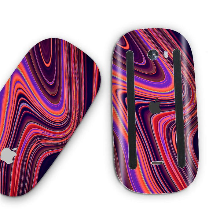 Purple Liquid Marble - Apple Magic Mouse 2 Skins