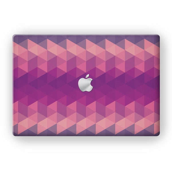 Purple Noisy Mosaic - MacBook Skins