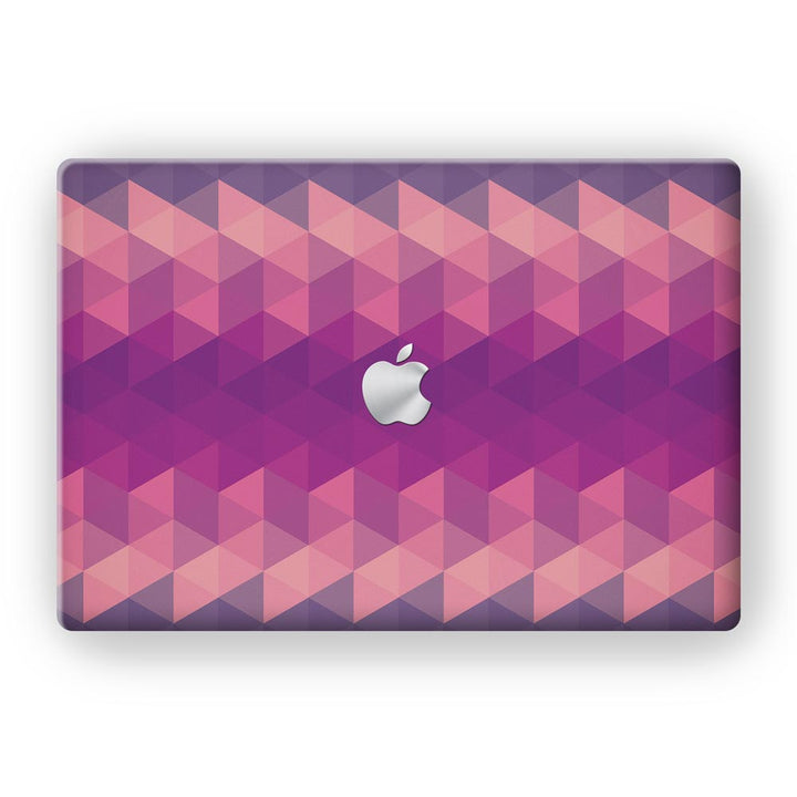 Purple Noisy Mosaic - MacBook Skins