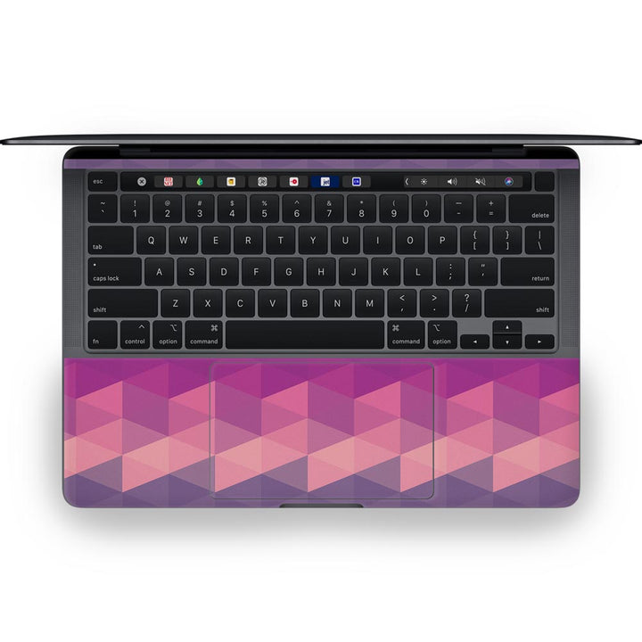 Purple Noisy Mosaic - MacBook Skins