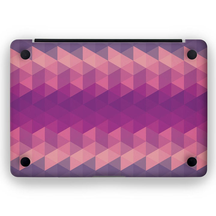 Purple Noisy Mosaic - MacBook Skins