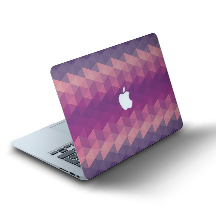 Purple Noisy Mosaic - MacBook Skins