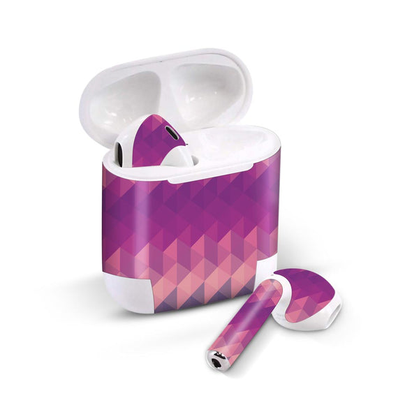 Purple Noisy Mosaic - Airpods 1/2/3 Skin