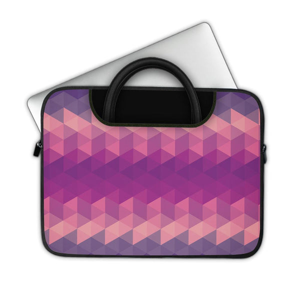 Purple Noisy Mosaic - Pockets Laptop Sleeve