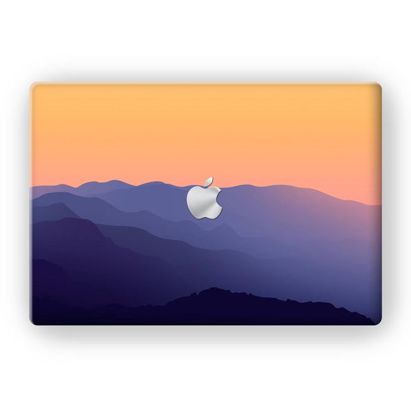 Purplish Mountains - MacBook Skins