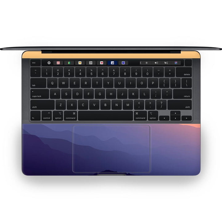 Purplish Mountains - MacBook Skins