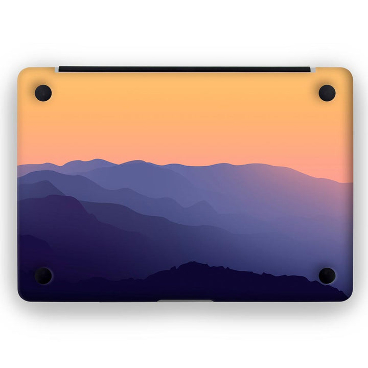 Purplish Mountains - MacBook Skins