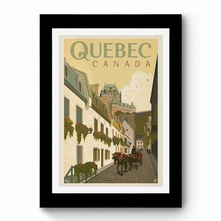 Quebec Canada - Framed Poster