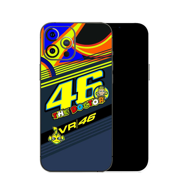 VR46 skin by Sleeky India. Mobile skins, Mobile wraps, Phone skins, Mobile skins in India