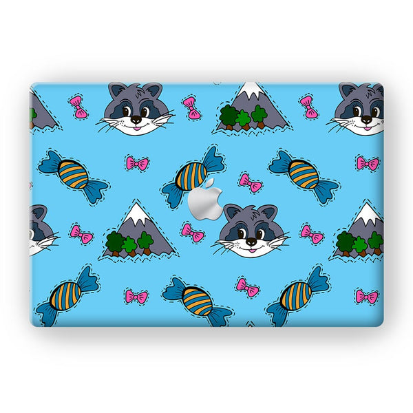 Racoon Candy - MacBook Skins