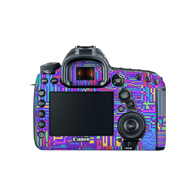 Rainbow Glitched Pattern - Canon Camera Skins