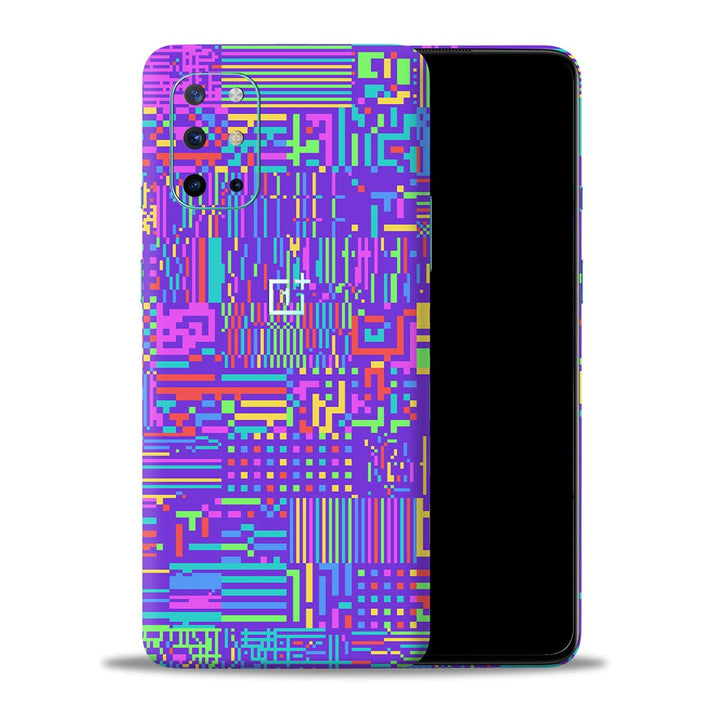 Rainbow Glitched Pattern - Mobile Skin