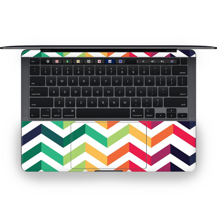 Rainbow Zizag Pattern - MacBook Skins