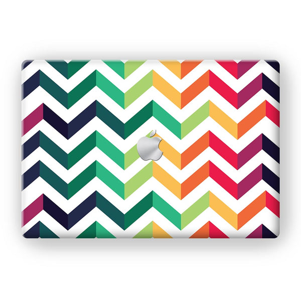 Rainbow Zizag Pattern - MacBook Skins