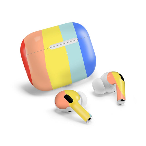 rainbow Airpods Pro 2 skin by sleeky india