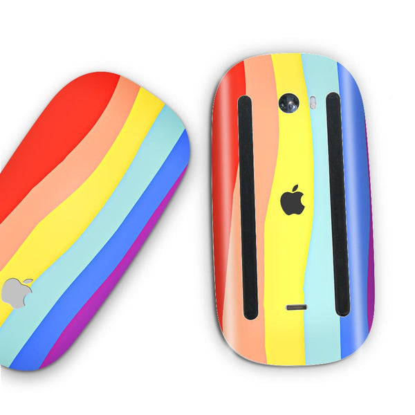 rainbow skin for apple magic mouse 2 by sleeky india
