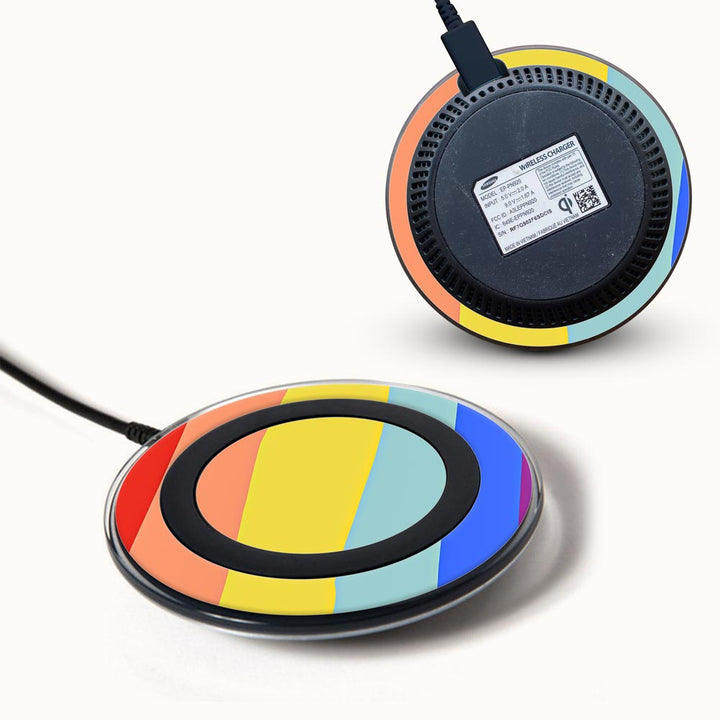 rainbow skin for Samsung Wireless Charger 2015 by sleeky india