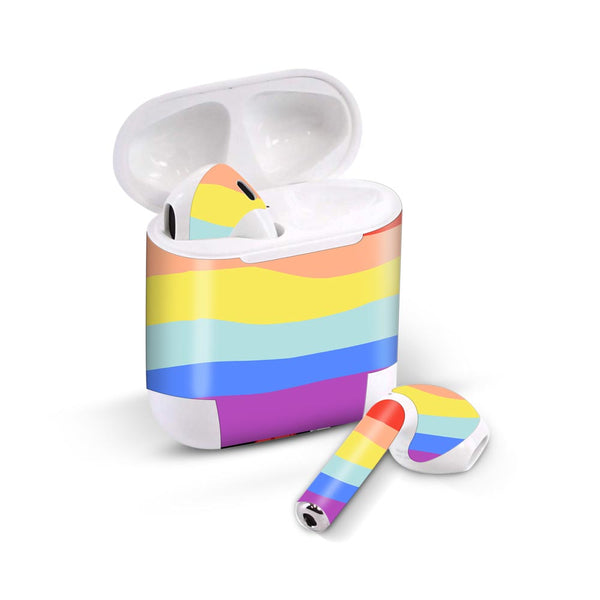 rainbow skin for Airpods 1/2 on sleeky india