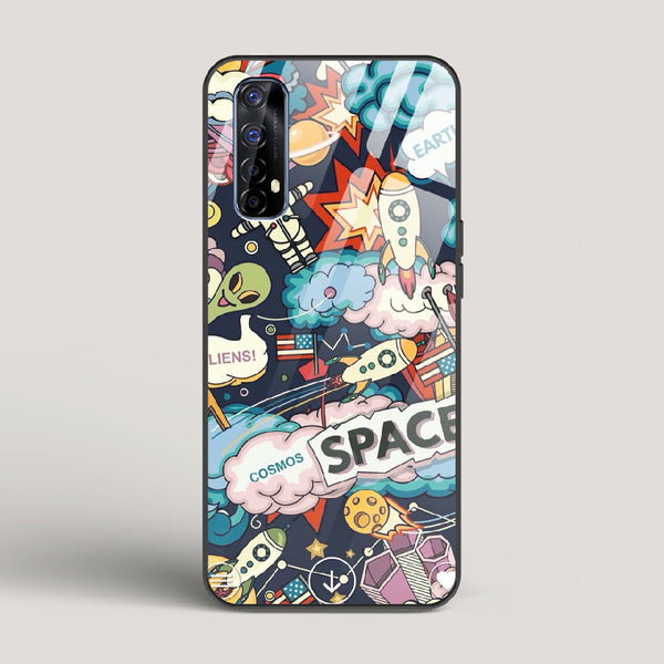 Lost Space - Realme 7 Glass Case