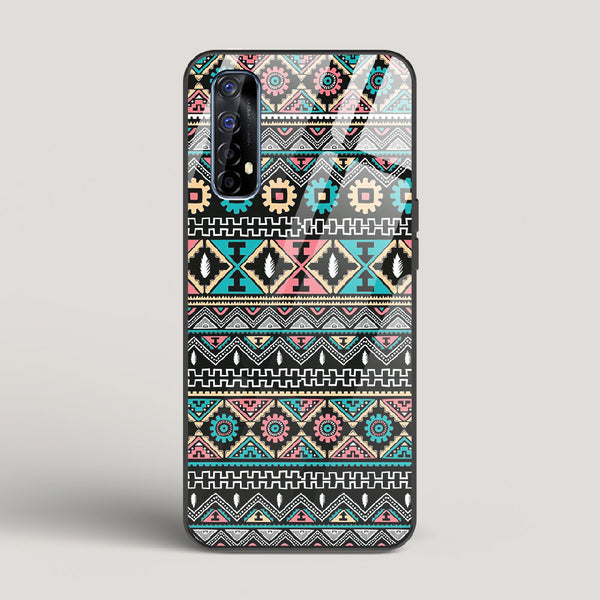 Triable pattern 03 - Realme 7 Glass Case