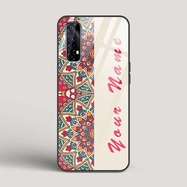 Complex Mandala Name Edition - Realme 7 Glass Case