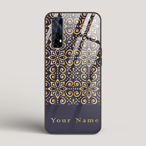 Royal Purple Name Edition - Realme 7 Glass Case