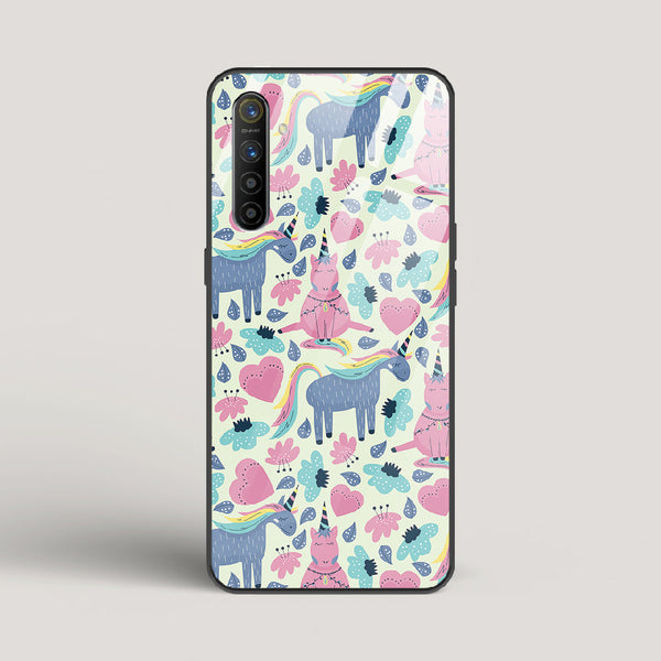 Unicorn Love - Realme Xt Glass Gripper Case