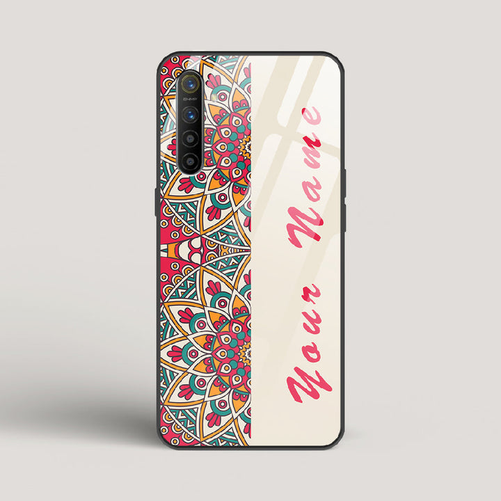 Complex Mandala Name Edition - Realme XT Glass Case