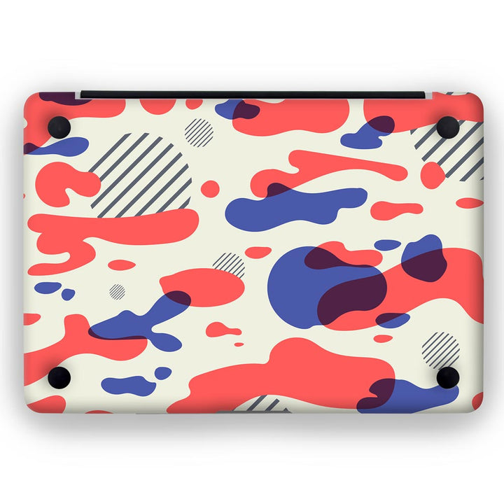 Red Modern Camo - MacBook Skins