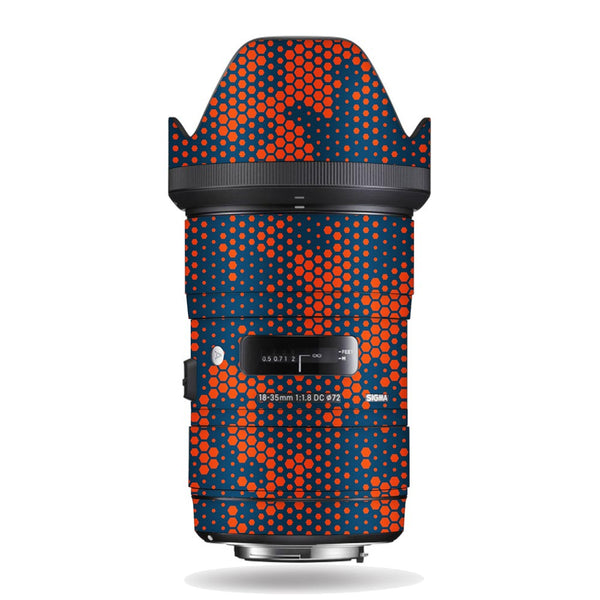 Red And Blue Hive Camo- Other Lens Skins