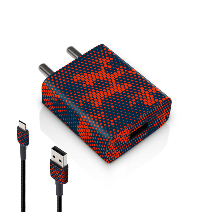 Red And Blue Hive camo - MI 10W & 18W Charger Skin