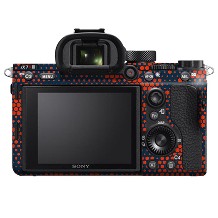 Red And Blue Hive Camo - Sony Camera Skins By Sleeky India