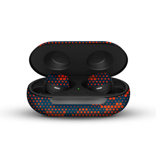 Red And Blue Hive Camo - Galaxy Buds/Buds Plus/Buds Pro Skins