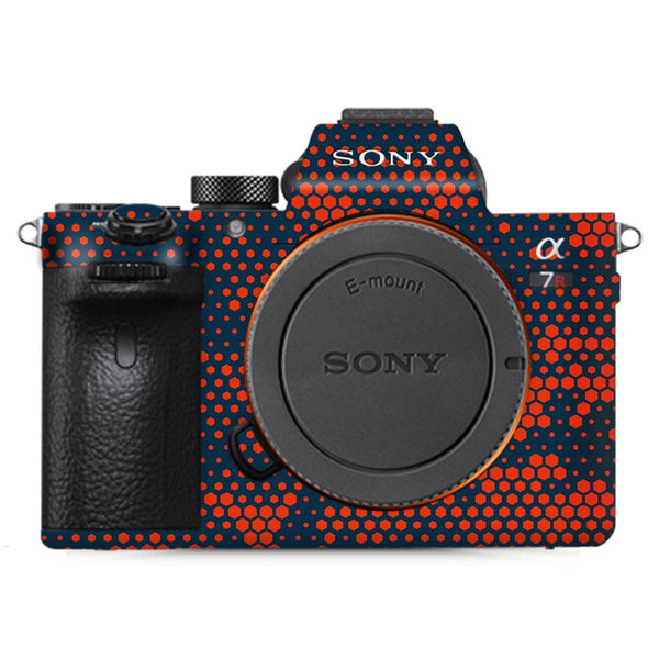 Red And Blue Hive Camo - Sony Camera Skins By Sleeky India