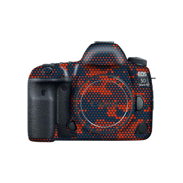 Red And Blue Hive Camo - Canon Camera Skins