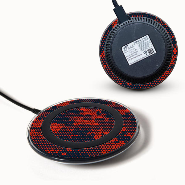 Red And Blue Hive Camo - Samsung Wireless Charger 2015 Skins