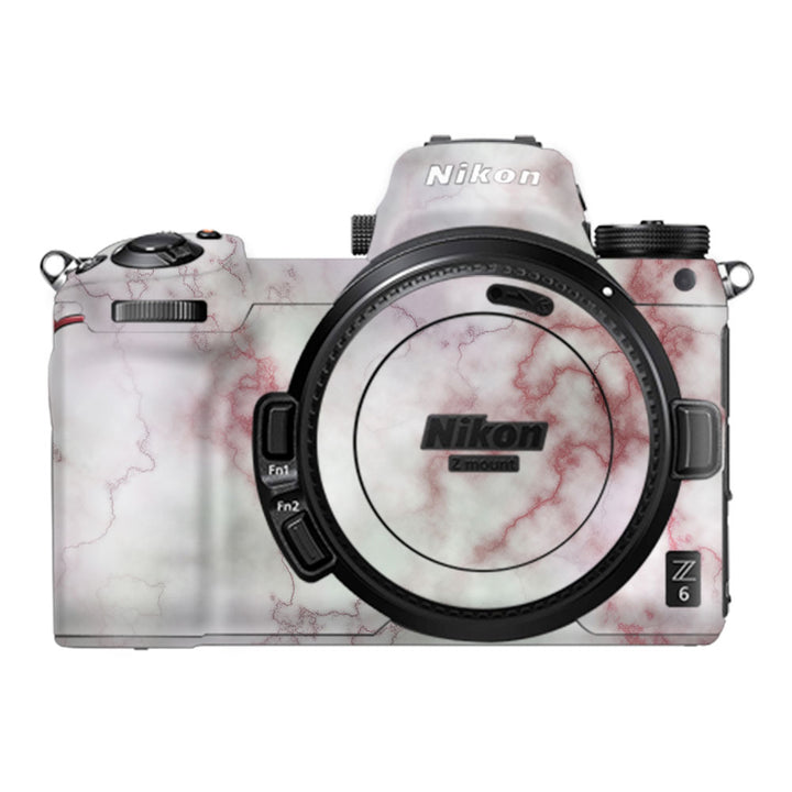 Red And Pink Marble - Nikon Camera Skins