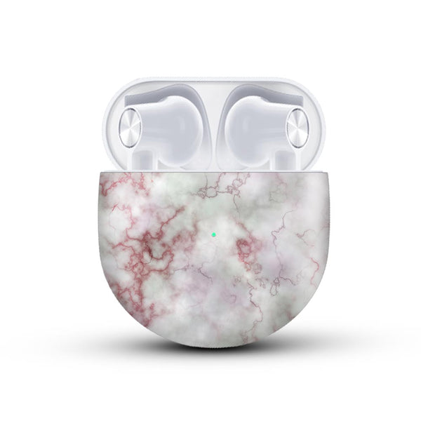 Red And Pink Marble - Oneplus Buds Skin