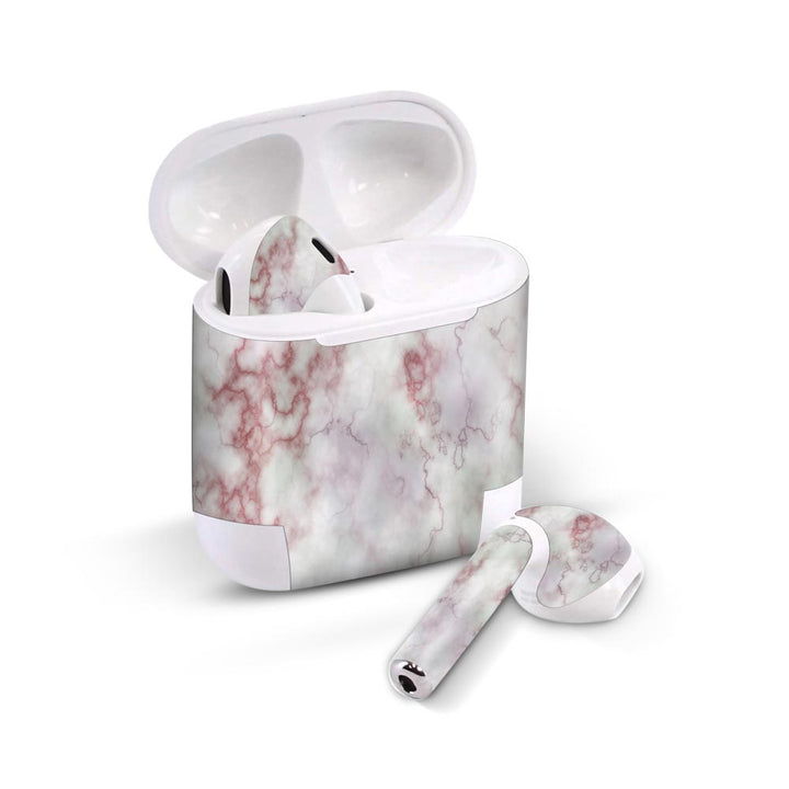 Red And Pink Marble - Airpods 1/2/3 Skin