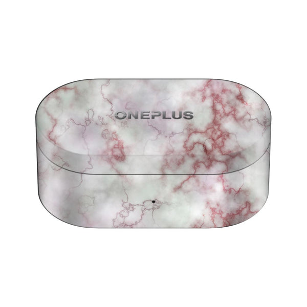 Red And Pink Marble - OnePlus Nord Buds Skin