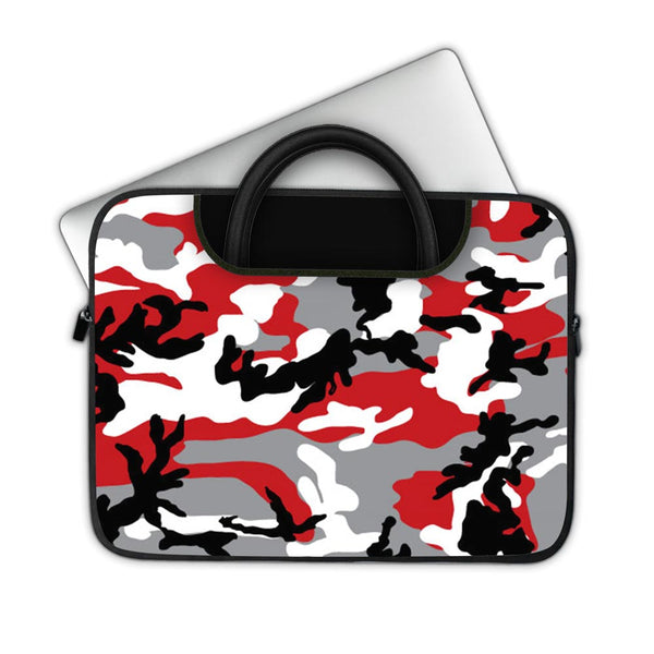 Red Camo - Pockets Laptop Sleeve
