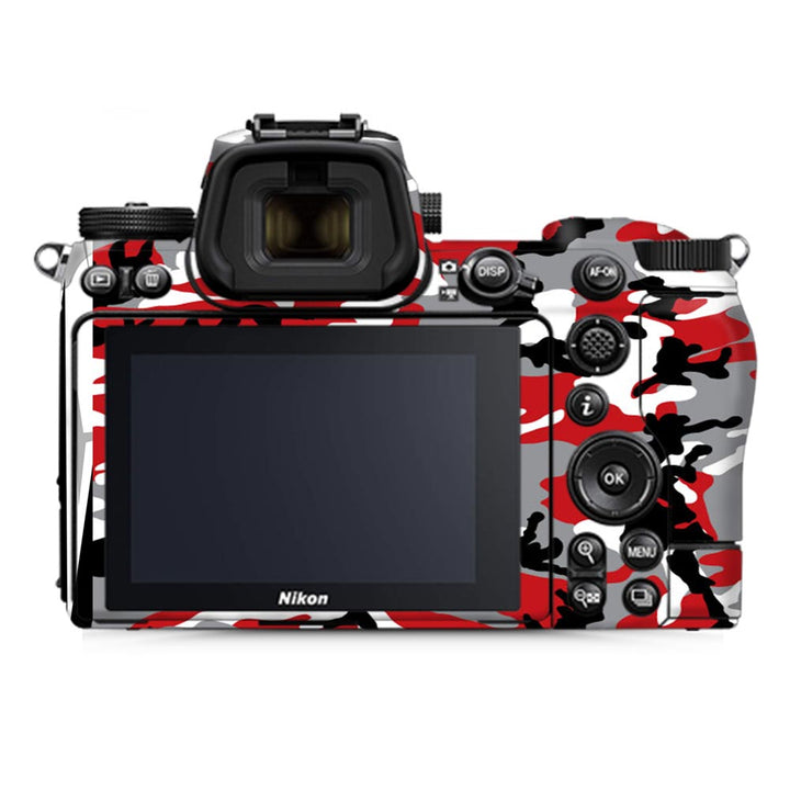 Red Camo - Nikon Camera Skins