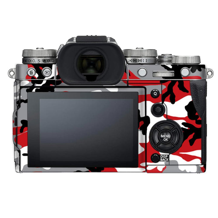 Red Camo - FujiFilm Camera Skin