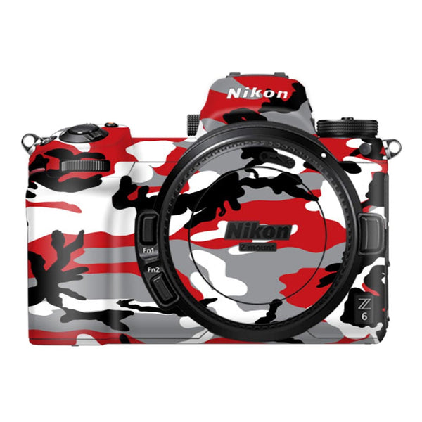 Red Camo - Nikon Camera Skins