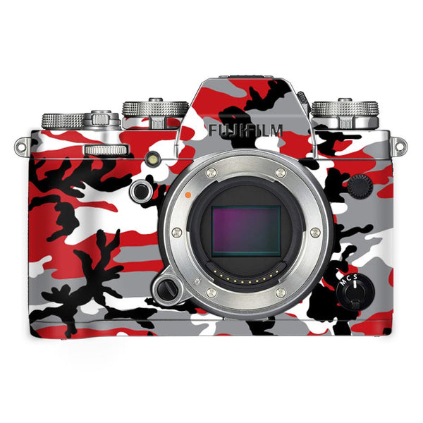 Red Camo - FujiFilm Camera Skin