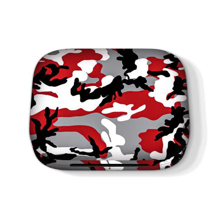 red camo  skins for Oneplus Buds pro2 by sleeky india 